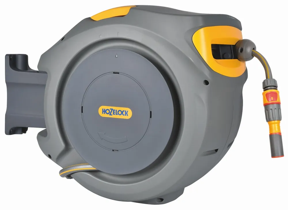Wandschlauchbox Auto Reel mit Schlauch 1/2" 20m SELECT inkl. Starterset 5-tlg. Hozelock 2401 Nur Für Kurze Zeit