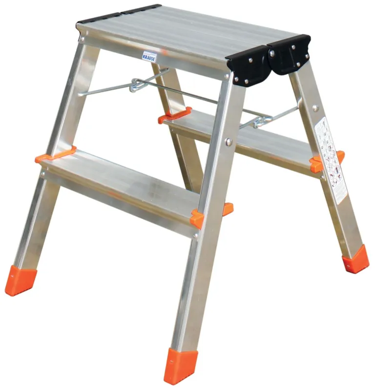 Angebot 2x2 Klapptritt Leiter 2 Stufen Krause TREPPY 2x2