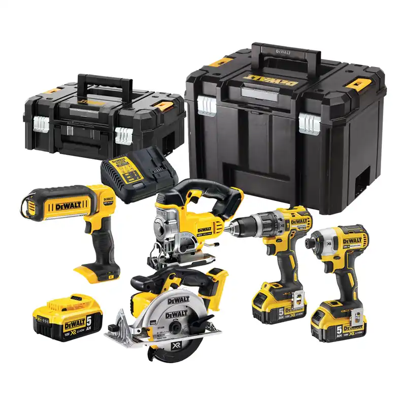Letzte Chance Werkzeugset 18V DeWalt XR DCK551P3T 3x5.0Ah