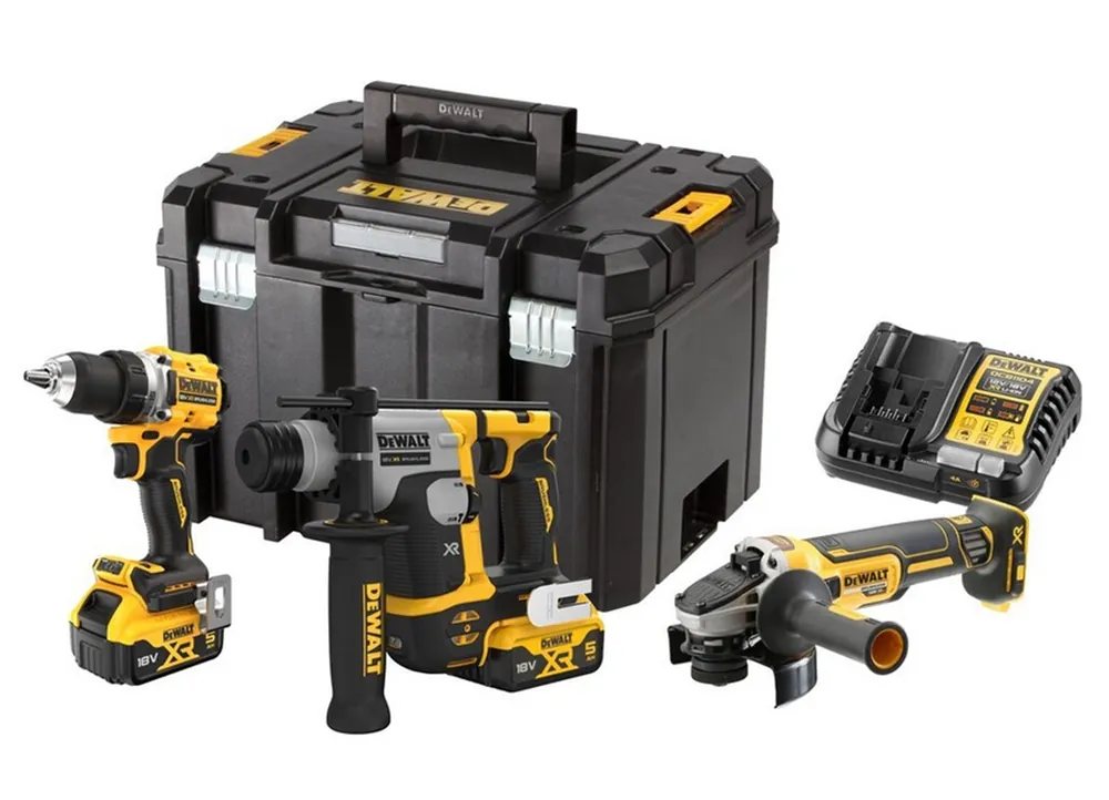 Neue Kollektion Werkzeugset 18V DeWalt XR DCK355P2T 2x5.0Ah