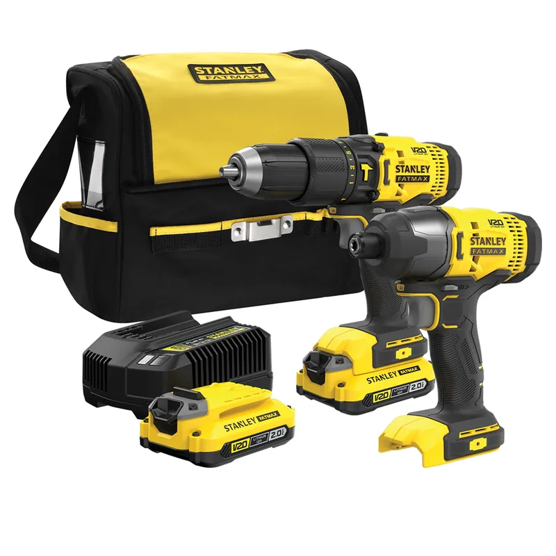 Markenware Werkzeugset 18V Stanley FatMax V20 SFMCK465D2S 2x2.0Ah