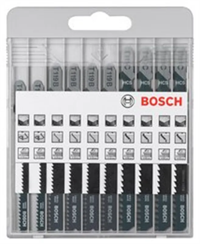10tlg. Stichsägeblatt-Set Top Expert T-Schaft Bosch X-PRO LINE JSB SET "BASIC FOR WOOD" Nur Heute