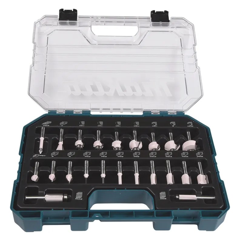 Preis Gesenkt 8mm Fräser-Set, 22-tlg. Makita D-74778