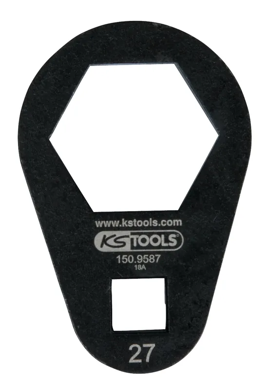 3/8" Einsteck-Ringschlüssel, extra flach, 27 mm Mega-Angebot