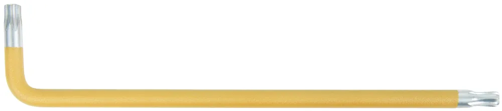 Billig Kugelkopf-Torx-Winkelstiftschlüssel, XL, T40, Zinkgelb