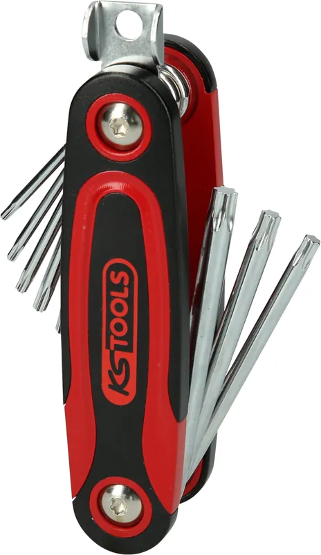 Preis Gesenkt Torx-Winkelstiftschlüssel-Klapphalter, 8-tlg
