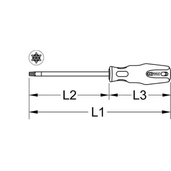 Jetzt Kaufen ERGOTORQUEplus Schraubendreher Torx mit Kugelkopf, T15