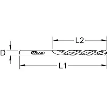 HSS-G Spiralbohrer lang, 8,1mm, 10er Pack Solange Der Vorrat Reicht