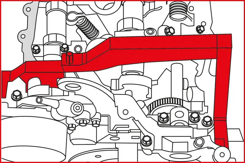 Preiswert Motoreinstell-Werkzeug-Satz für BMW / Mini / PSA, 7-tlg 1,4+1,6 Motoren