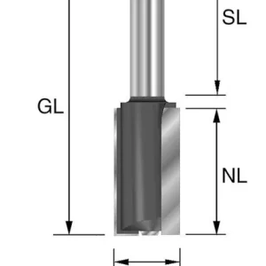 BRÜCK HW-Nutfräser m. GS D=10mm NL=30mm S=8x58mm Z2 Meistverkauft