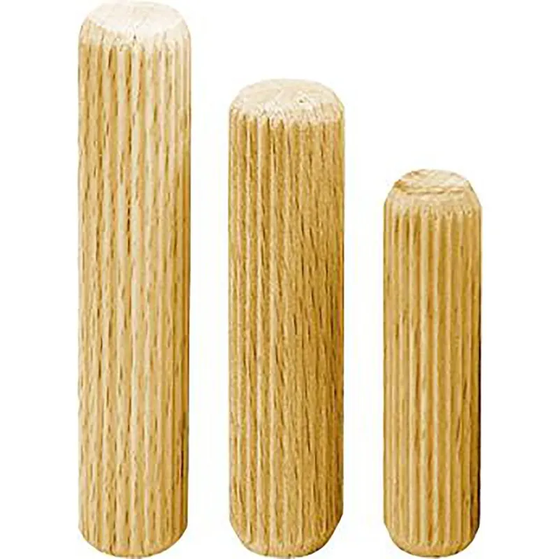 Direkt Vom Hersteller FACETTE Langholzdübel, Buche geriffelt, 8 x 30 mm