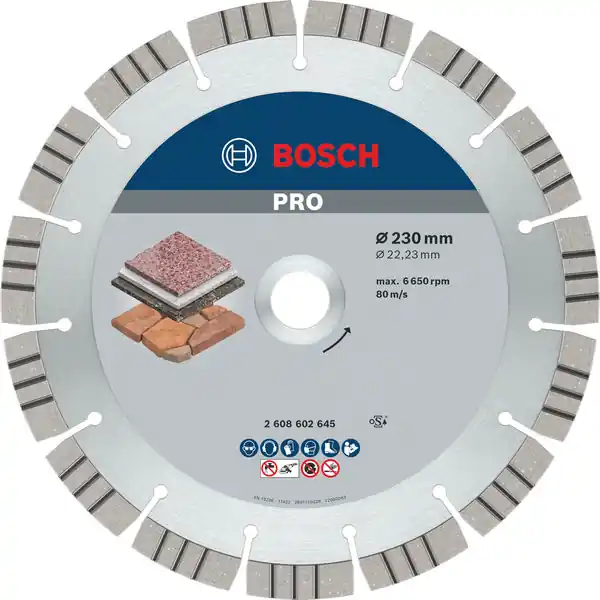 BOSCH Diamanttrennscheibe Best for Stone Must-Have