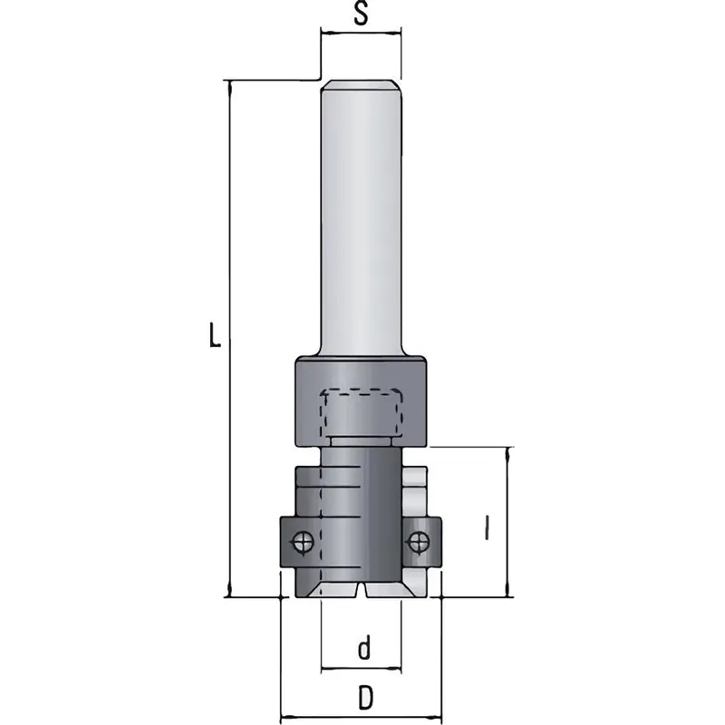 Aufnahmedorn mit Anlauflager D16 S8 Guhdo Neue Kollektion