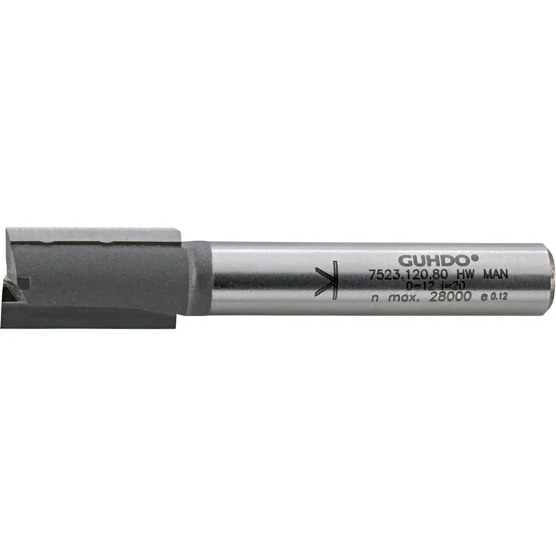 GUHDO HW-Nutfräser Z2 D12 l20 L60 Preis Gesenkt