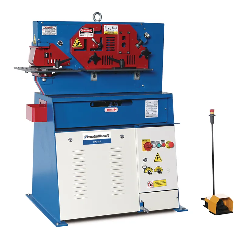 Preiswert METALLKRAFT Kombinierte hydraulische Profilstahlscheren/Lochstanzen HPS 40S