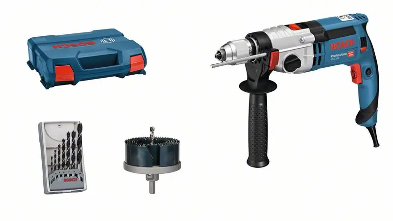 BOSCH Schlagbohrmaschine GSB 24-2 mit Handwerkerkoffer + Bohrfutter 060119C802 Mega-Angebot