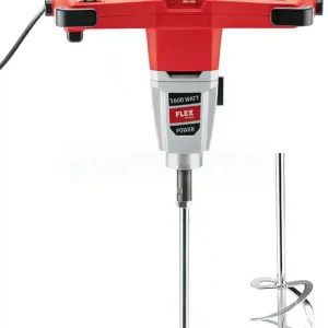 FLEX 495948 MXE 1602 + WR2 160 1600 Watt 2-Gang-Rührer, 3-Stufen-Drehzahl Echt