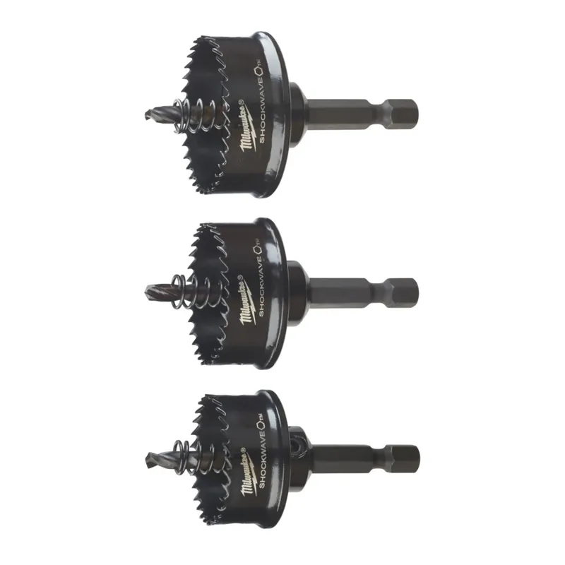 Neue Kollektion Milwaukee SHOCKWAVE Lochsägen-Set 3-teilig 22 / 29/ 35 mm