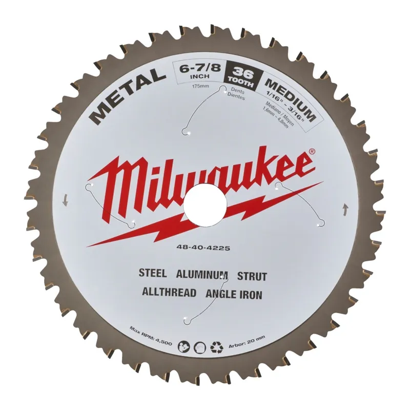 Milwaukee Kreissägeblatt für Metall-Handkreissägen 174/20 mm Z36 Günstig