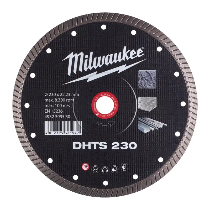 Milwaukee Diamanttrennscheibe DHTS 230 mm Hart, dünn, geschlossen Top-Preis
