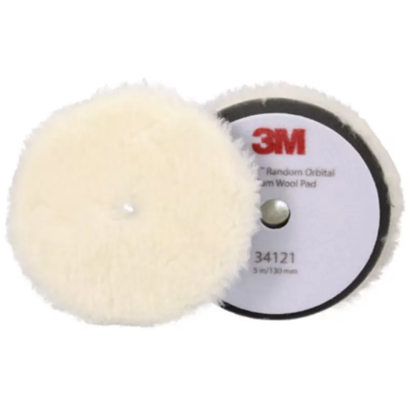 3M™ Perfect-it™ Polierfell, medium, Ø 130mm, weiß 2er Pack - 34121 Ausverkauf
