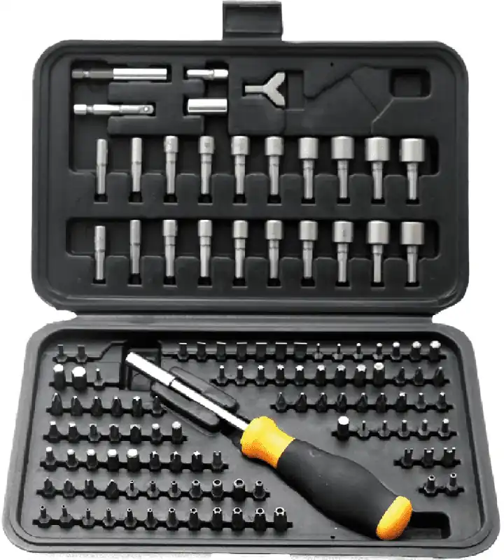 BGS DIY Universal-Bit-Satz | Antrieb Außensechskant 6,3 mm (1/4") | 122-tlg. – 20101 Zertifiziert