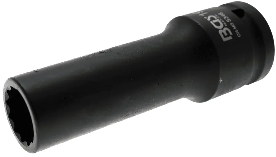 BGS Kraft-Steckschlüssel-Einsatz Zwölfkant, tief | 20 mm (3/4") | SW 19 mm – 5346 Aktuell