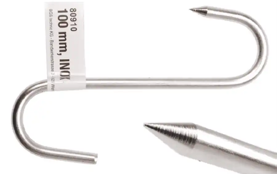 Aktuell BGS DIY Fleischerhaken | INOX | 100 mm – 80910