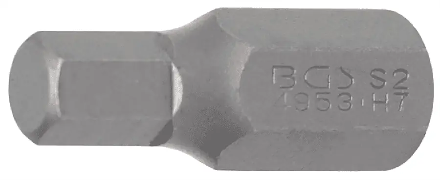 BGS Bit | Antrieb Außensechskant 10 mm (3/8") | Innensechskant 7 mm – 4953 Top-Seller