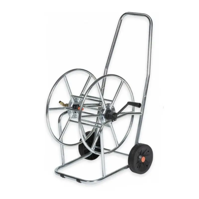 Top-Seller Professioneller Schlauchwagen für max. 80m 3/4 Zoll aus verzinktem Chrom