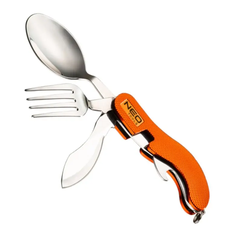 Klappbesteck- Taschenmesser mit Essbesteck Markenware