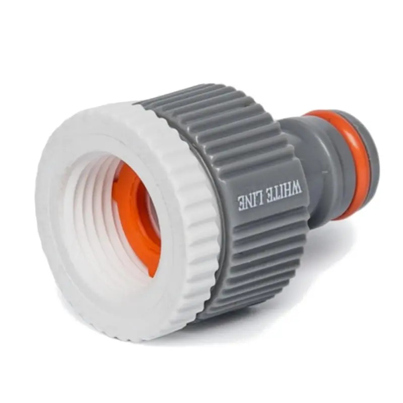 Hahnanschluss 1" m. Reduzierung 3/4" WHITE LINE Mega-Angebot