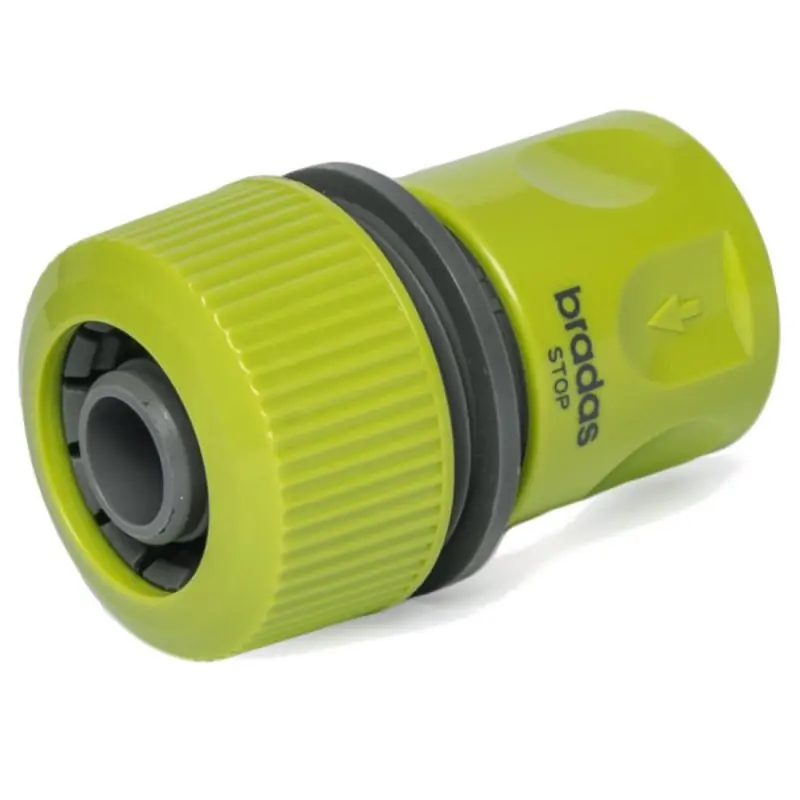 Bestpreis Schlauchkupplung 3/4" mit Wasserstop Lime Edition