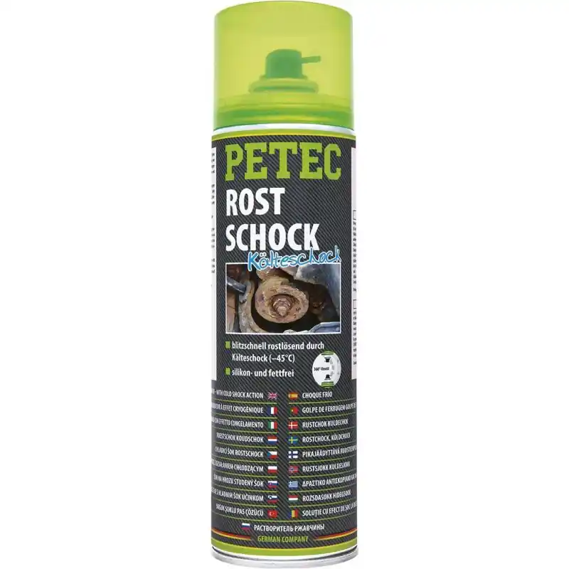 Petec Rostschock Spray 500 ml, Kälteschock -45°C Sichere Zahlung