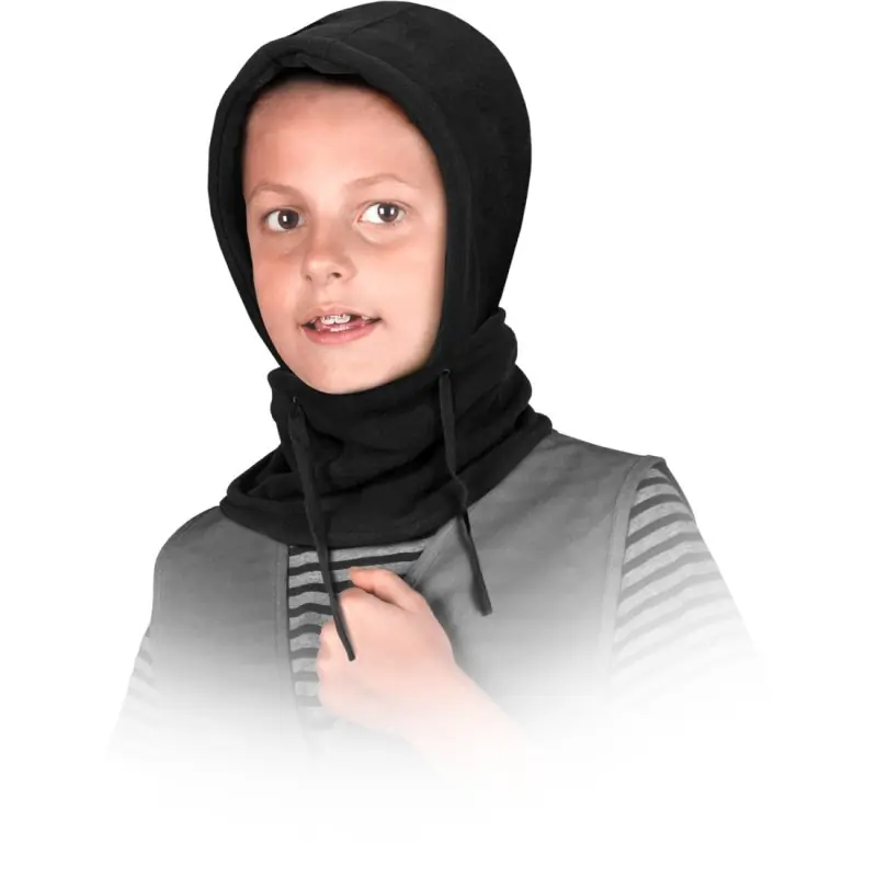 Ausverkauf Warme Kinder Schlupfmütze Schwarz