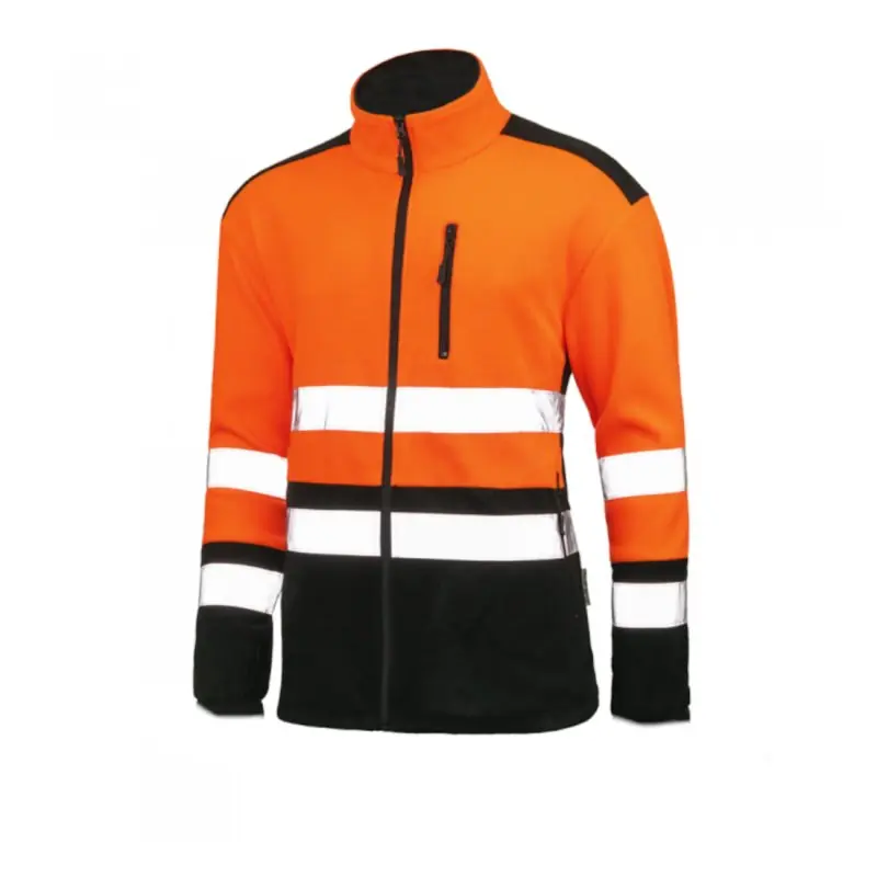 Warnschutz Fleecejacke mit 3 Taschen 300 g/m² Knallerangebot