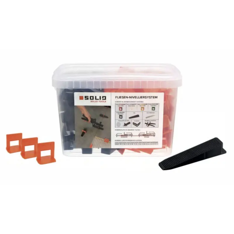 Bestseller Fliesen Nivellierset 100 Stk. Zuglaschen + 50 Stk. Keile