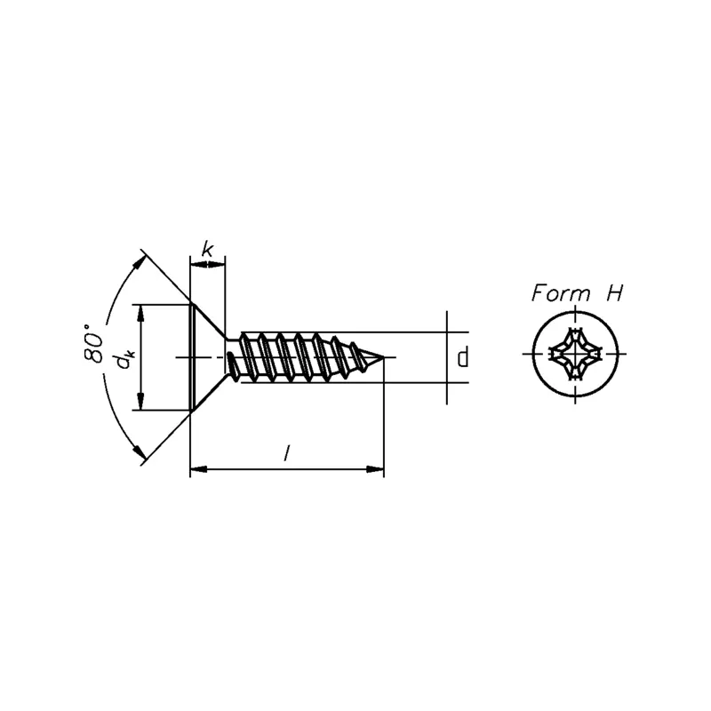 500 Stück Blechschrauben DIN 7982 galv. verzinkt 4,2 x 25 mm Sichere Zahlung
