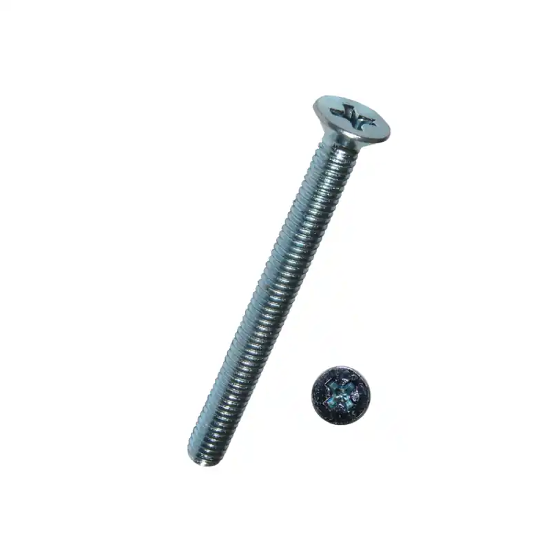 Schneller Versand 100 Stück Senkkopfschrauben DIN 965 4.8 galv. verzinkt M6 x 35