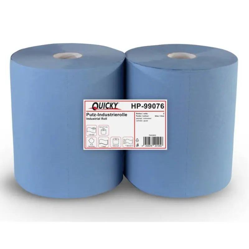 6 Stück Putztuchrollen blau á 1000 Blatt 36x34 cm 2-lagig Jetzt Kaufen