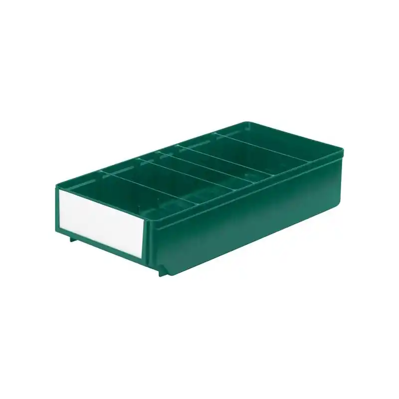 Billig 8 Stück Regalkästen LxBxH 400 x 186 x 83mm Grün
