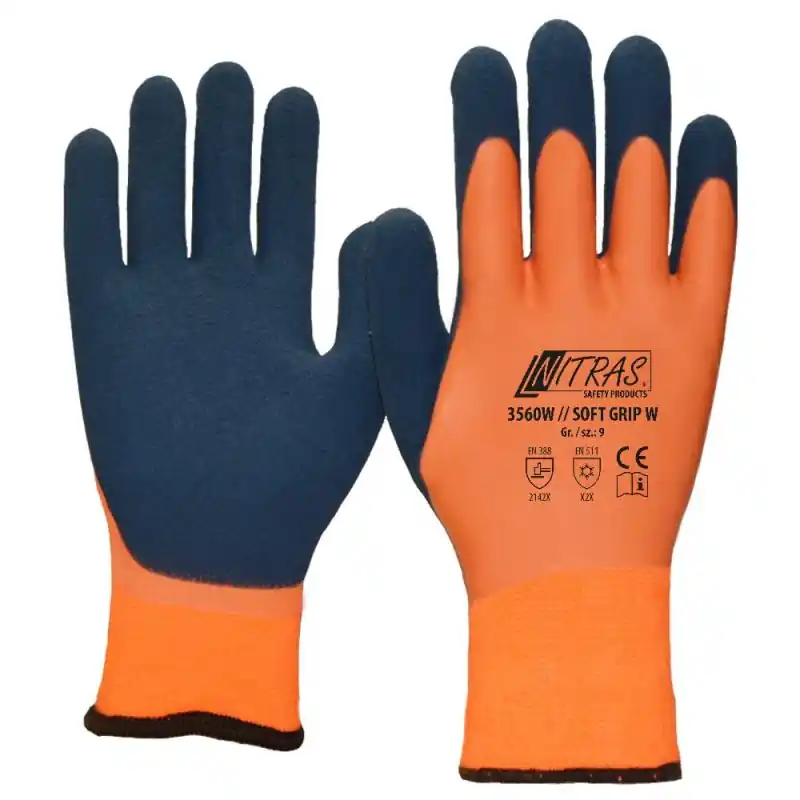Garantierte Lieferung 1 Paar Winterhandschuhe NITRAS SOFT GRIP W 3560W Gr.9